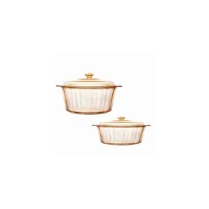 VISIONS 4pc Visions Diamond Casserole Set