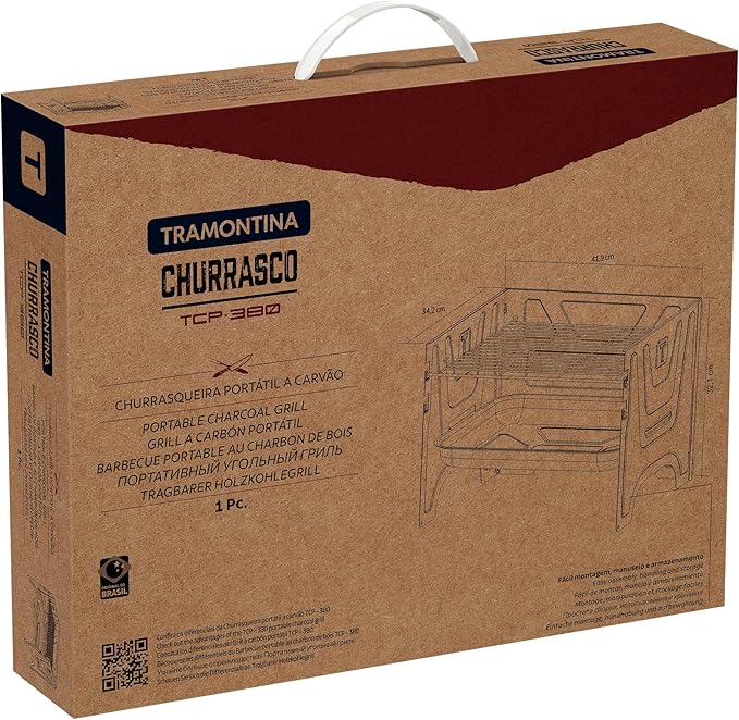 TCP 380 PORTABLE CHARCOAL BARBECUE GRILL - Image 4
